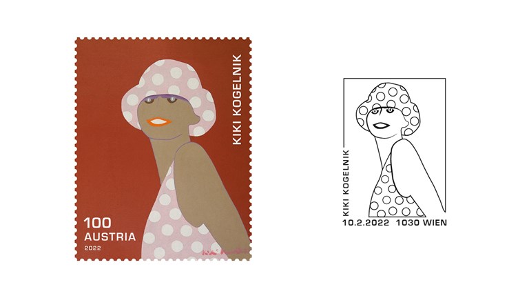 Special stamp Kiki Kogelnik - Dark Beauty